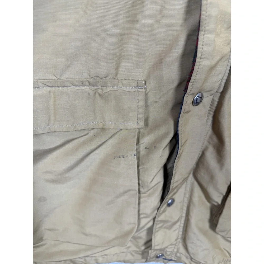 Vintage Woolrich Mountain Parka 80s/90s Plaid Lined‎ Hooded Jacket Made USA